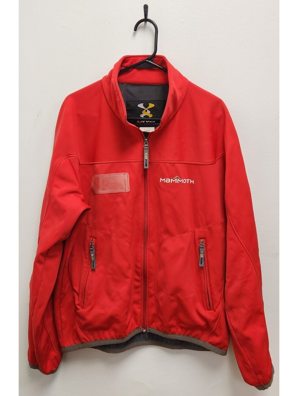 Vintage Descente DNA Softshell Ski Jacket Men's XL Red Mammoth Mountain Resort